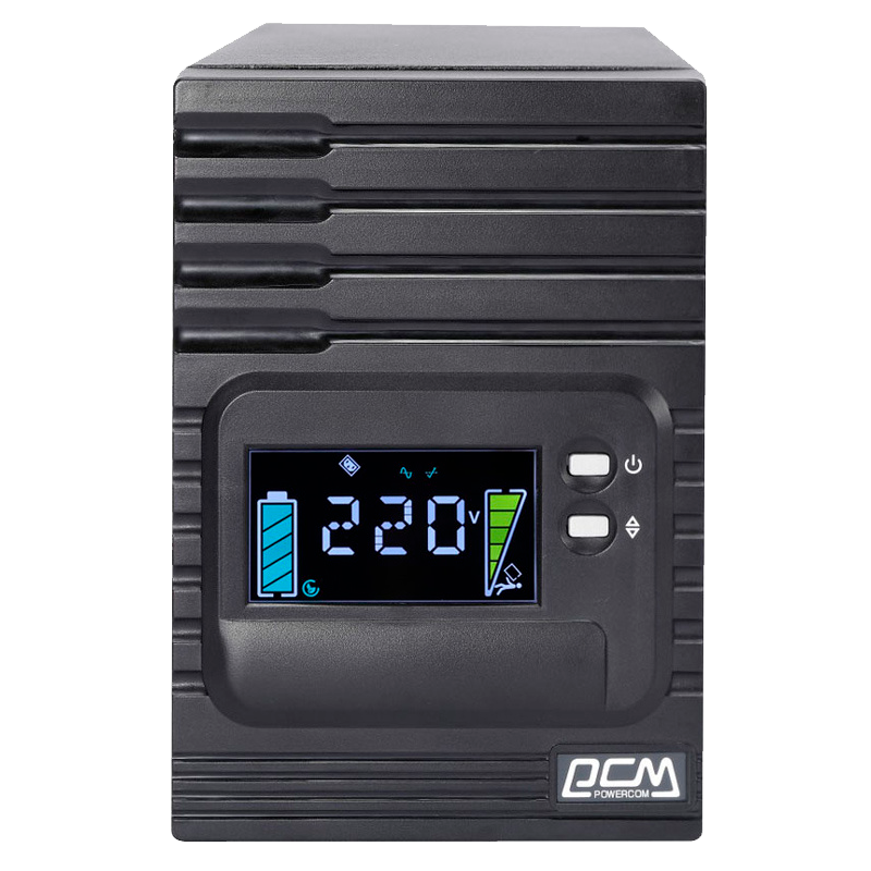 ИБП Powercom SPT-3000-II LCD, 3000VA/2400W, Line-Interactive, Tower