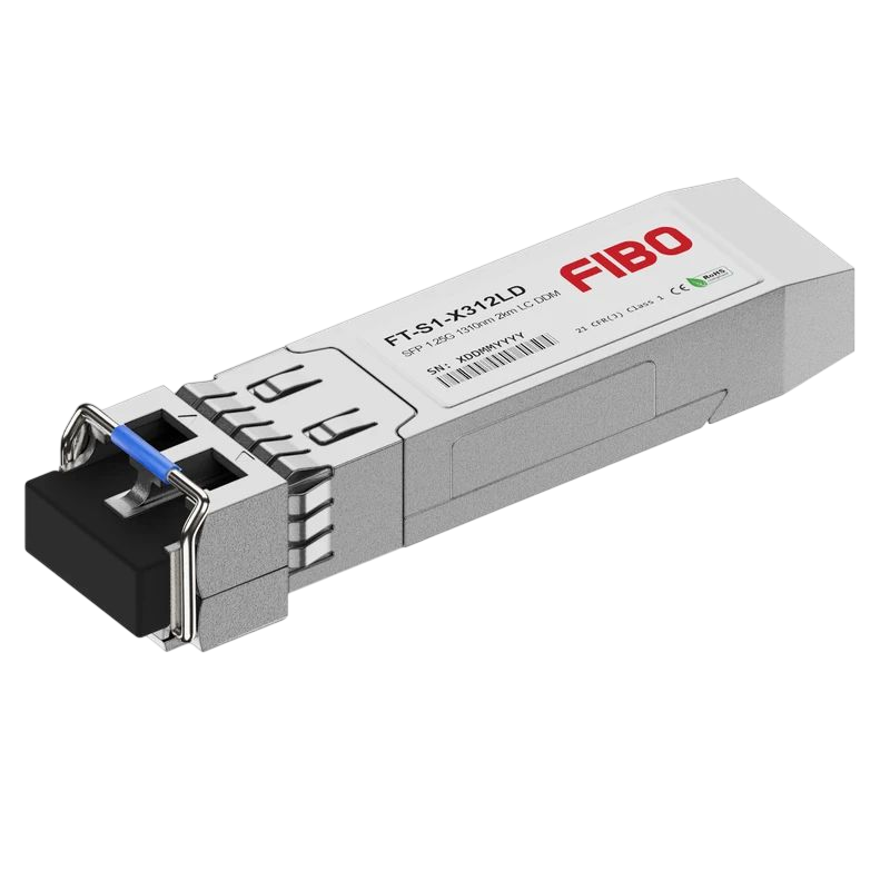 Трансивер FIBO FT-S1-X312LD, SFP, 1.25G, 2 км, 1310 нм, LC, DDM