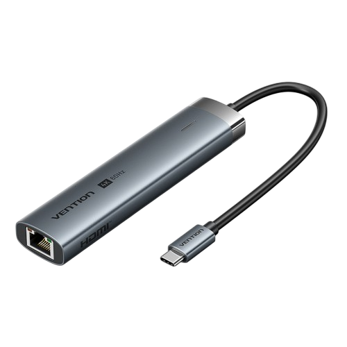 Хаб Vention TGNHB, USB Type-C, 6 в 1: HDMI, USB Type-A, USB Type-C
