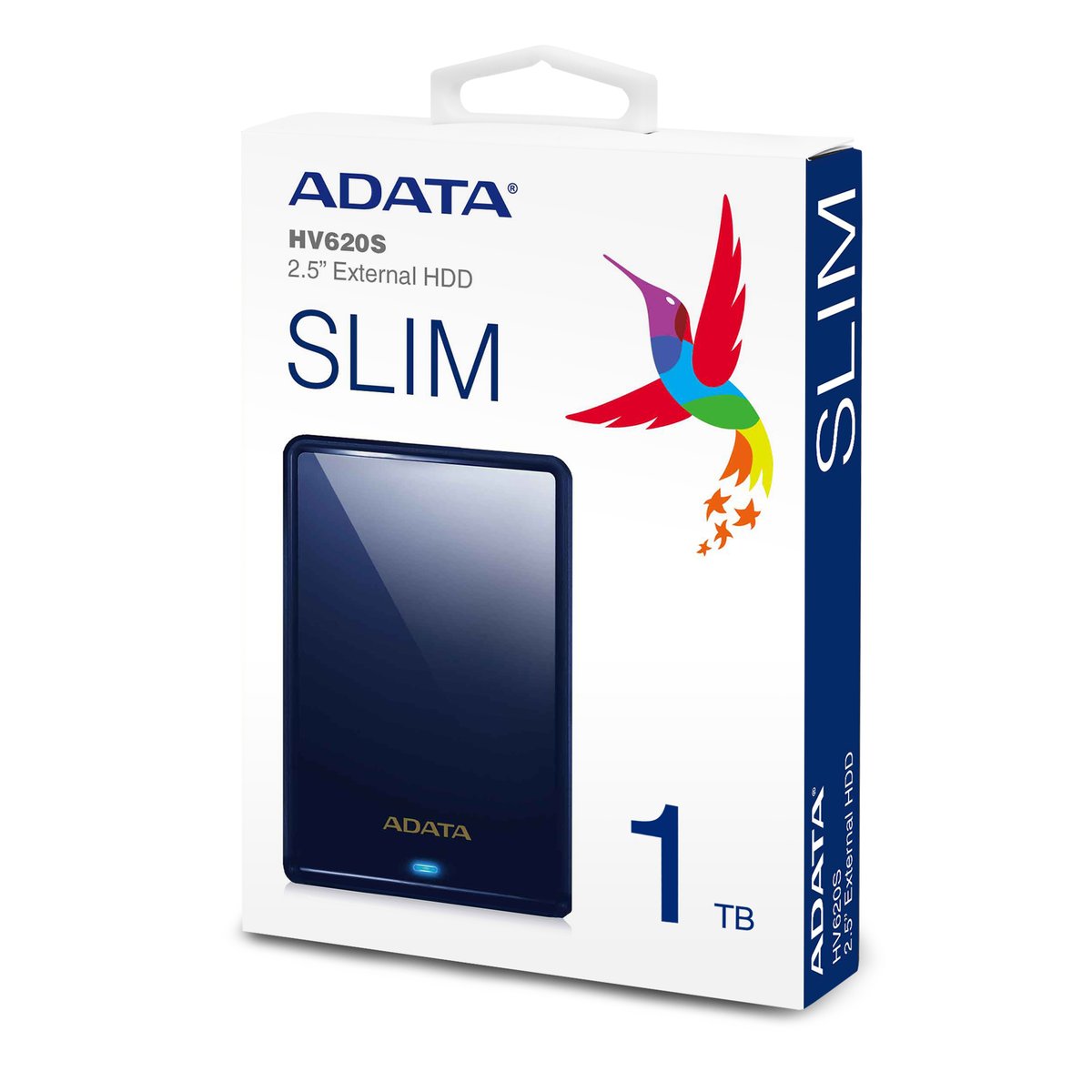Внешний жесткий диск A-DATA HV620S AHV620S-1TU31-CBL, 1 ТБ, 2.5", USB 3.2 Gen 1