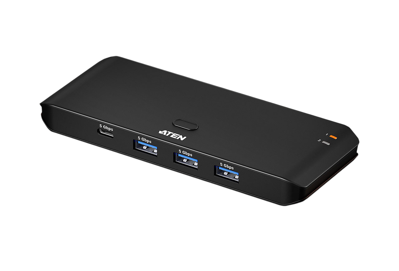 Переключатель USB ATEN US5324, 2 x 4 USB 3.2 Gen1, Host Type A+C, 5 Гбит/с