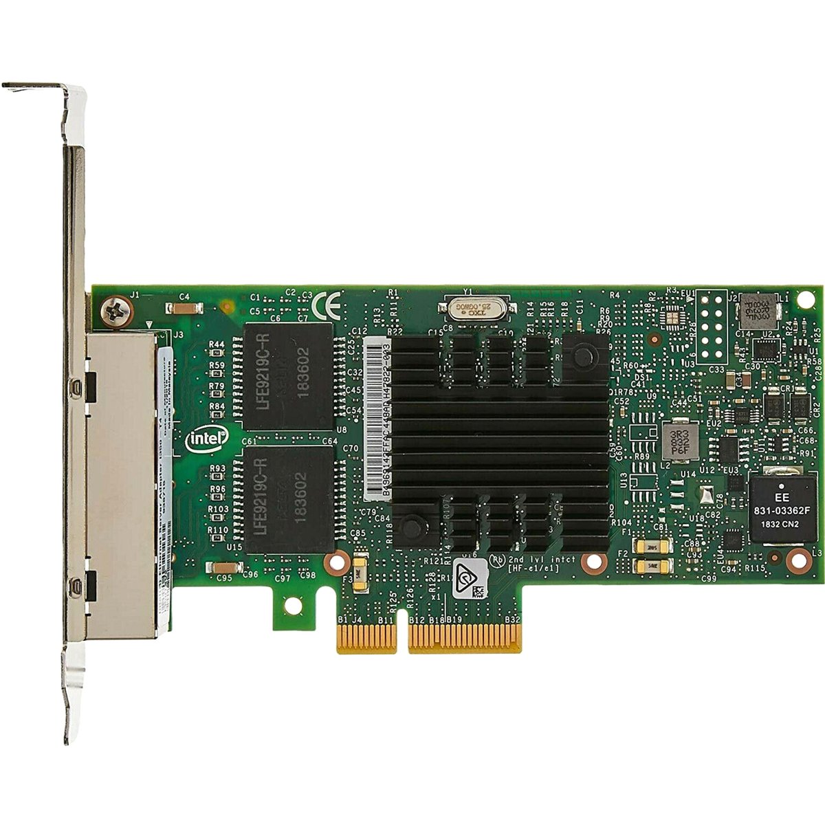 Сетевая карта/ Intel® Ethernet Server Adapter I350-T4, 4 x Gbit Ports RJ-45, PCI-E x4, iSCSI, NFS, VMDq