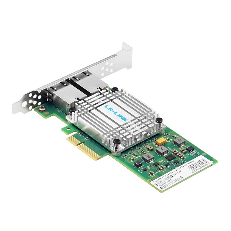 Сетевой адаптер Lr-Link LREC9812BT, PCIe 3.0 x4, 2×RJ45 10GbE, Intel X550