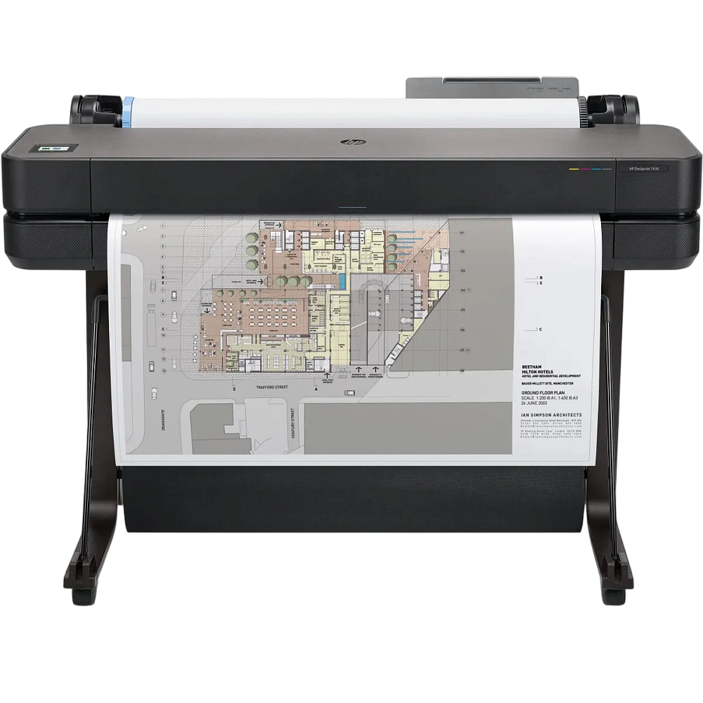 Плоттер HP DesignJet T630 5HB11D, A0+ 914 мм, 4 цвета, 2400×1200 dpi, USB/Ethernet/Wi-Fi