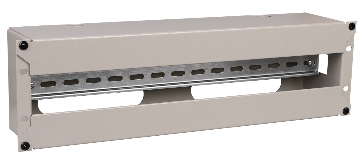 Патч-панель ITK EDP35-3U22M, 3U, с DIN-рейкой, серая