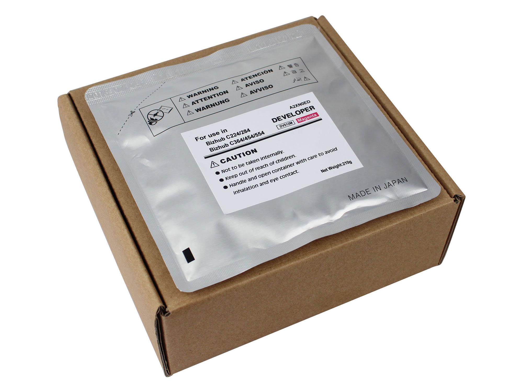 Девелопер CET CET8127 для Konica Minolta Bizhub, Magenta, 210 г, 590000 стр.