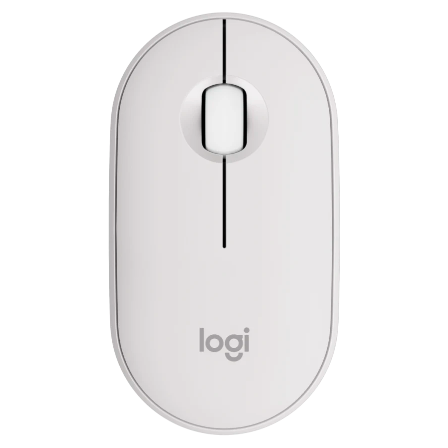 Мышь Logitech Pebble 2 M350S, беспроводная, оптическая, 4000 DPI, белая