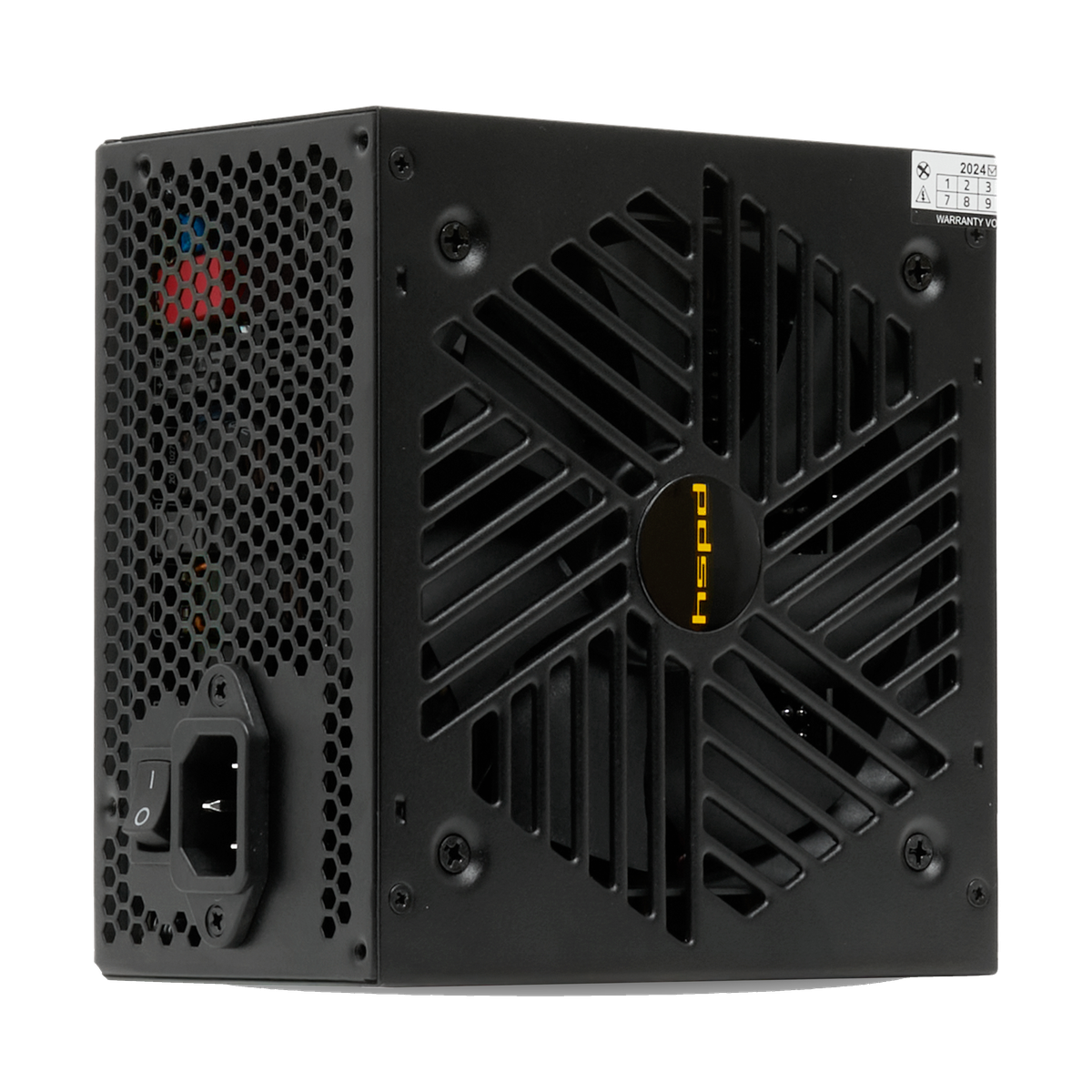 Блок питания HSPD HSK-750GF-BK, 750 Вт, 80 PLUS Gold, ATX 2.52, Full modular