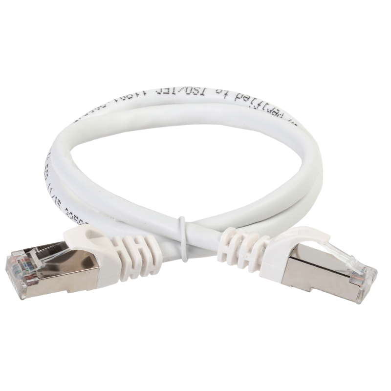 Патч-корд ITK PC08-C6UL-7M, кат. 6 UTP, LSZH, 7 м, белый