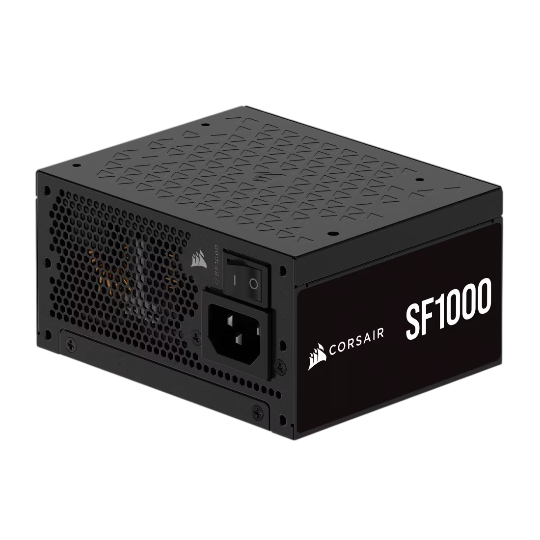 Блоки питания/ Power Supply Corsair SF1000, Model RPS0176, 1000W 80+ Platinum (SFX, 3.1, PCIe 5.1, Full modular, 1x24(20+4)pin, 1x12VHPWR, 2x4+4-pin CPU +12V (EPS), 3x4-pin Molex, 4x6+2-pin PCIe, 8xSATA3, Active, 92x92mm, 125x100x63.5mm, APFC, Power cable-EU, black)