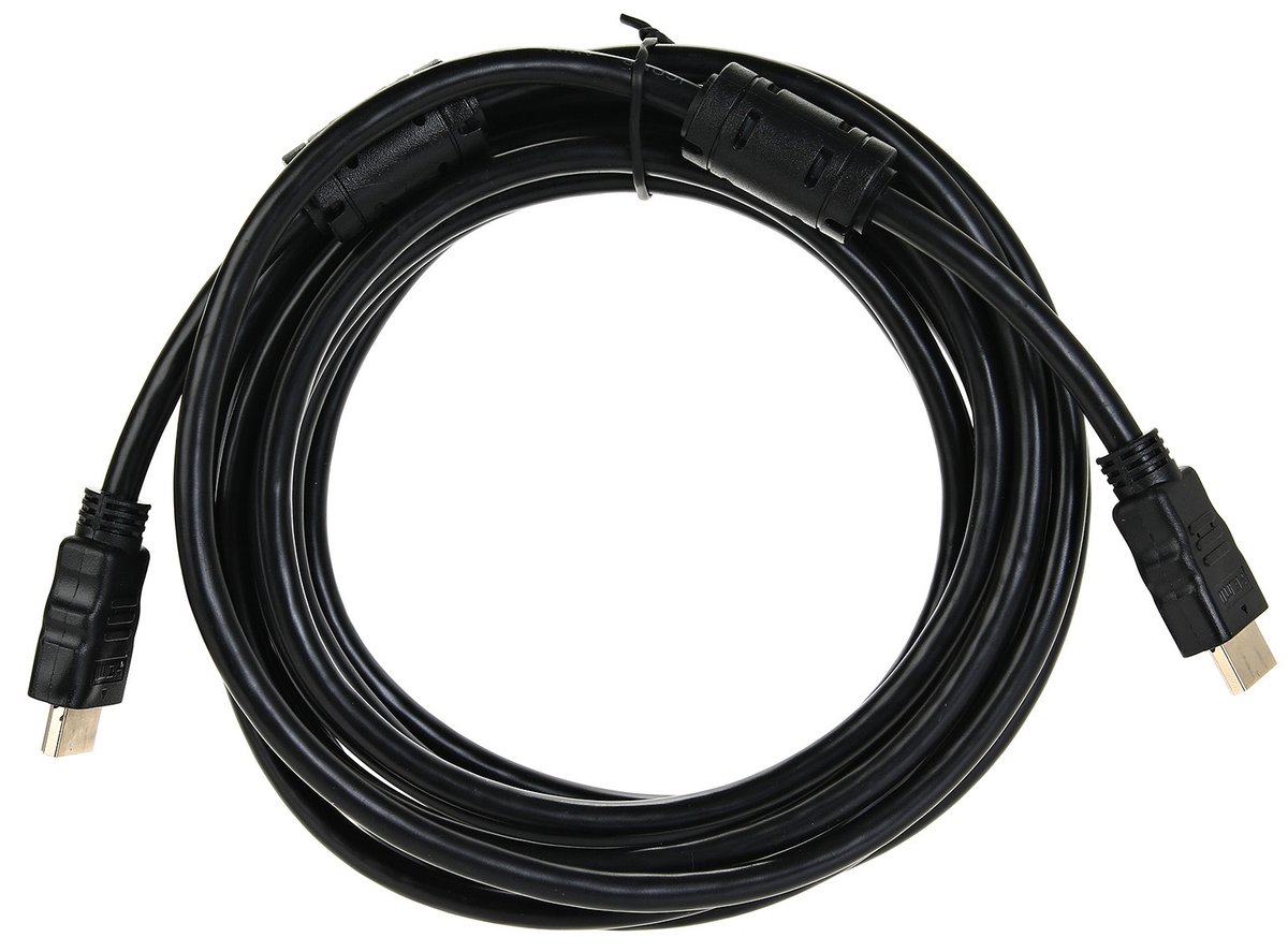 Кабель HDMI Telecom TCG200F-5M, HDMI-HDMI, ver 2.0, 3D/Ethernet, 5 м
