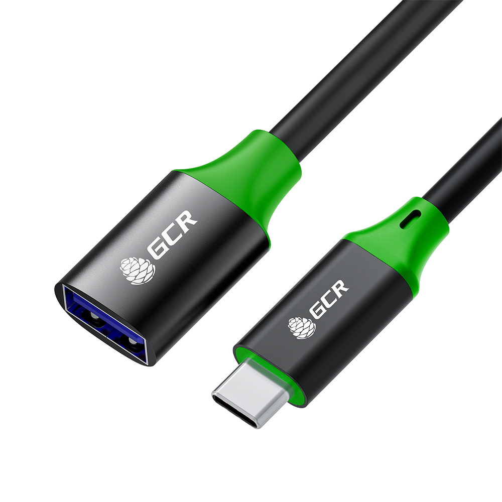 Кабель GCR GCR-56725, USB 3.0 CM/AF, 1м, 5Гбит/с, медь