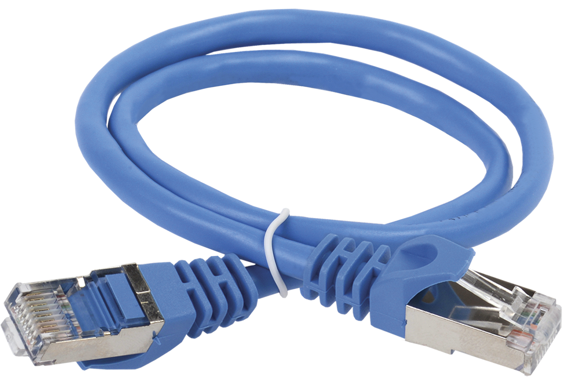 Патч-корд ITK PC03-C6FL-2M, кат. 6 FTP LSZH, 2 м, синий