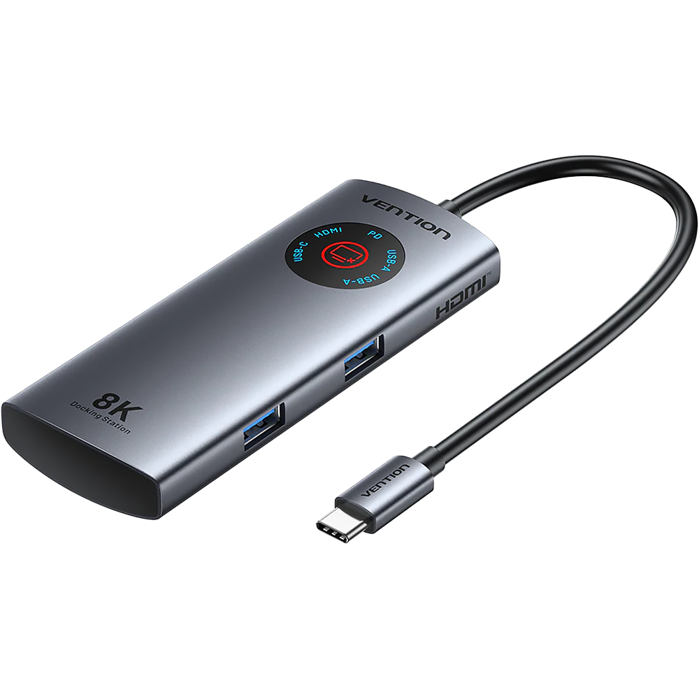 USB-концентратор Vention TQXHB, USB-C, HDMI, USB-A, USB-C