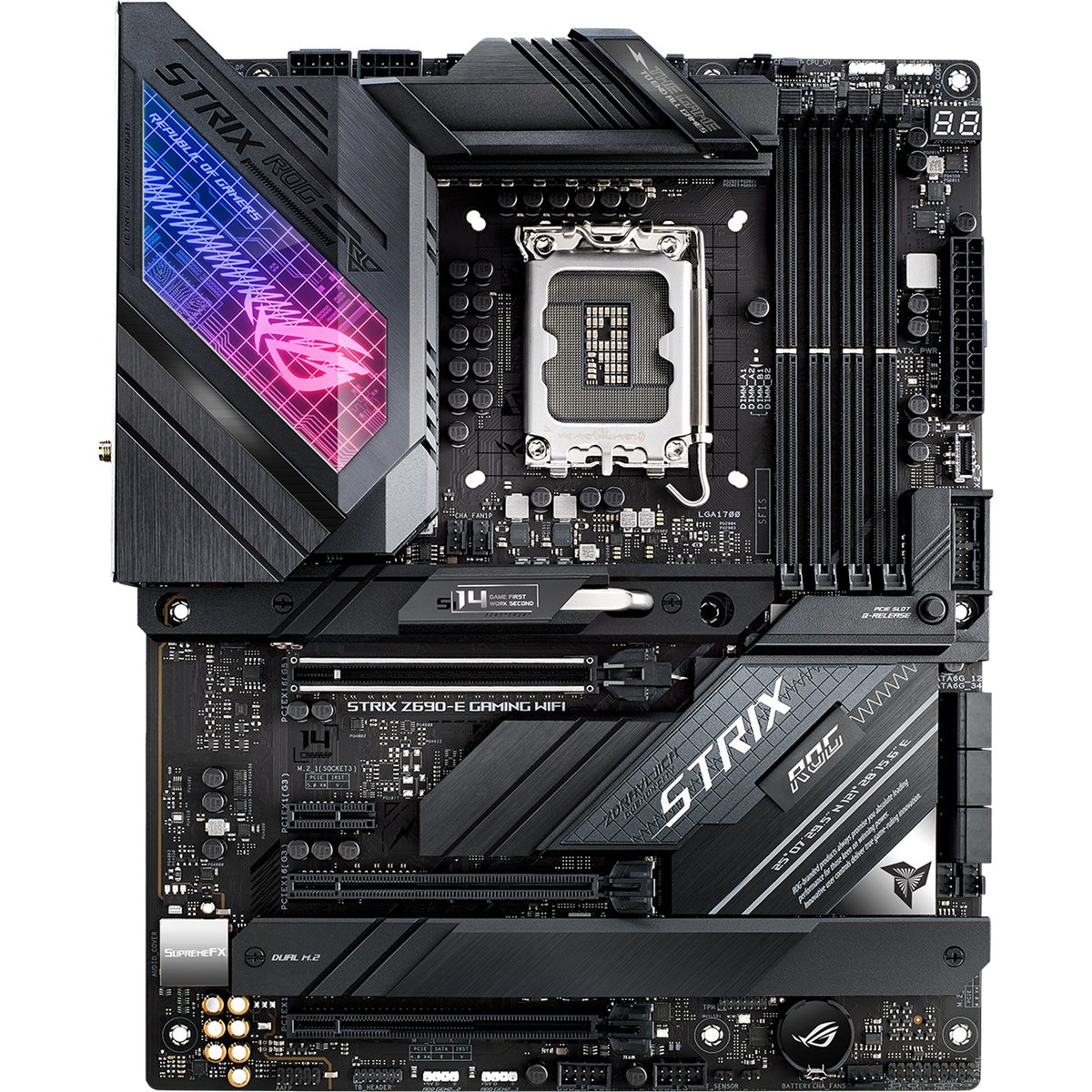 Материнская плата ASUS 90MB18J0-M0EAY0, ROG STRIX Z690-E GAMING WIFI, LGA1700, DDR5, Wi-Fi 6E
