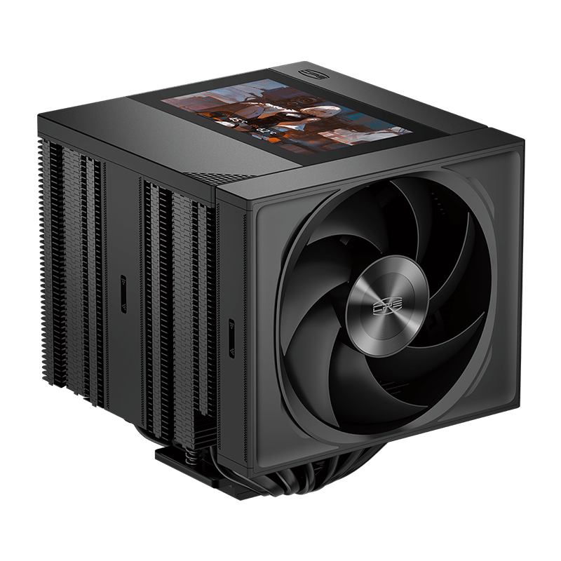 Кулер PCCooler RZ820 Display BK, 290W, 4-pin PWM, 169мм