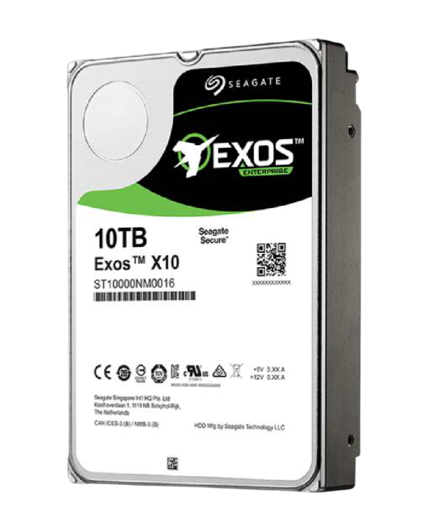 HDD Seagate Exos X10 ST10000NM0206, 10 ТБ, SAS 12 Гбит/с, 7200 об/мин