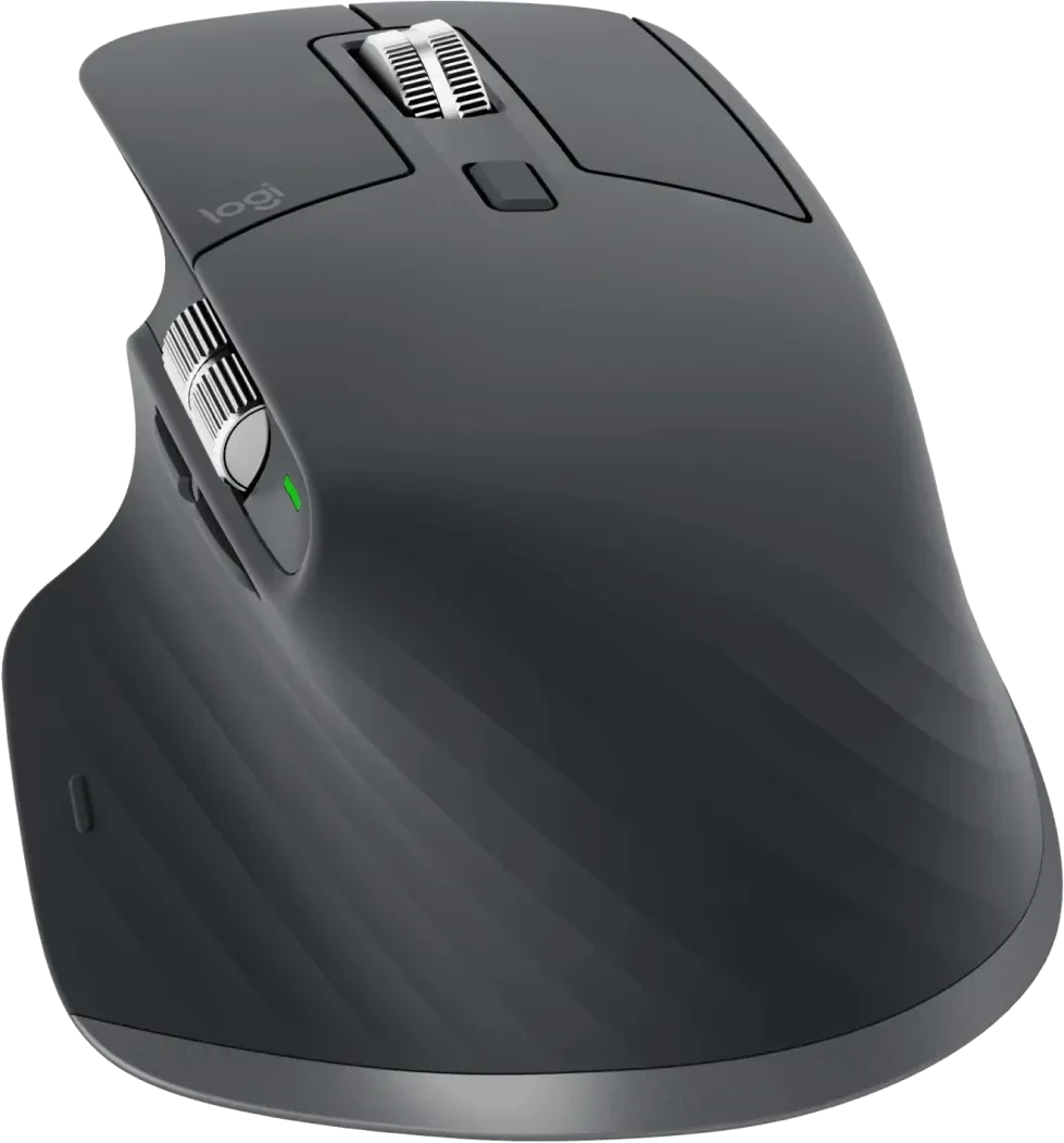 Мышь Logitech MX Master 3S, беспроводная, Bluetooth/радио, 8000 DPI, графит