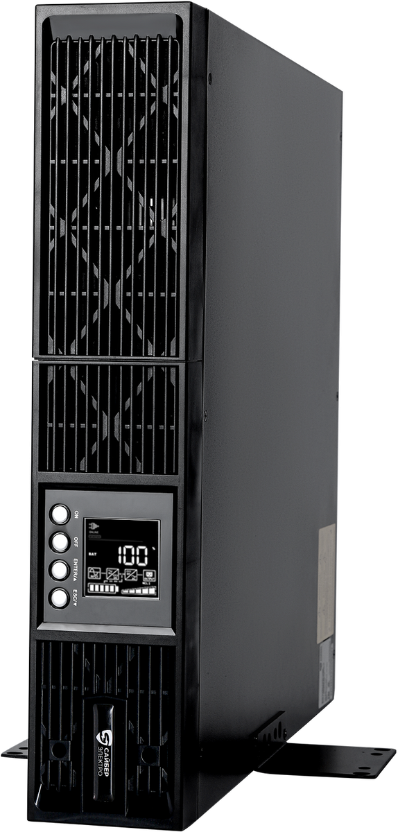 ИБП CyberElectro ЭКСПЕРТ-3000Р, On-Line, 3000ВА/2700Вт, Rack 2U/Tower