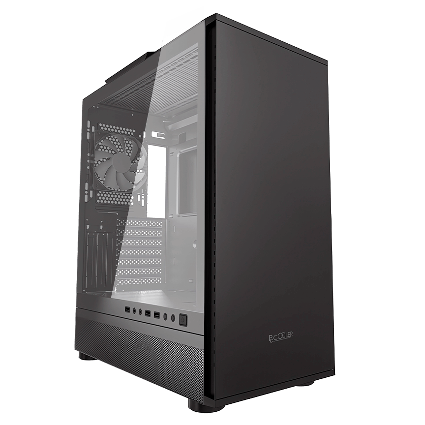 Корпус PCCooler IE200 BK, Midi-Tower, E-ATX/ATX/mATX/mITX, TG, 1×120 мм ARGB