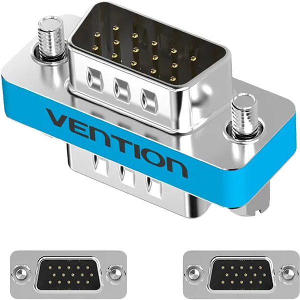 Адаптер Vention DDBI0, VGA 15M — VGA 15M