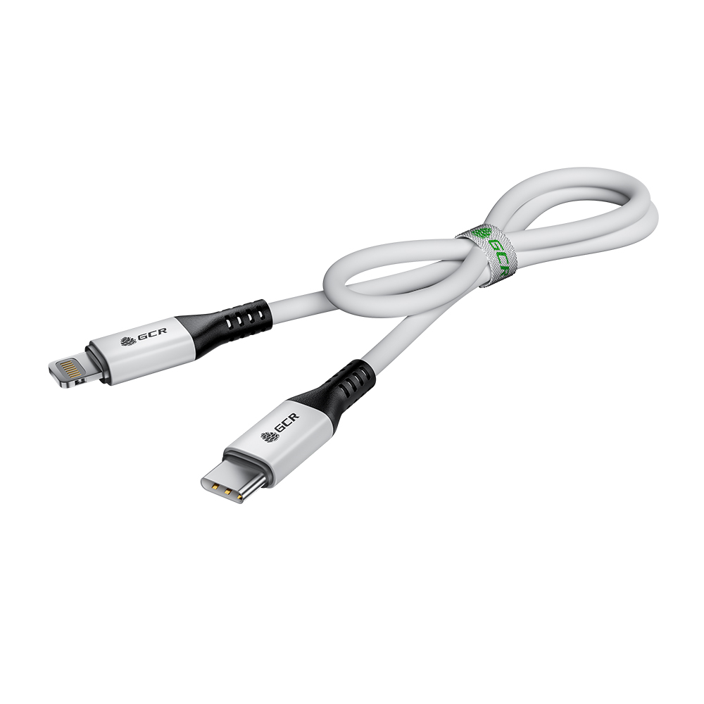 Кабель GCR GCR-53185, Type-C/Lightning, 0.7м, PD 18W