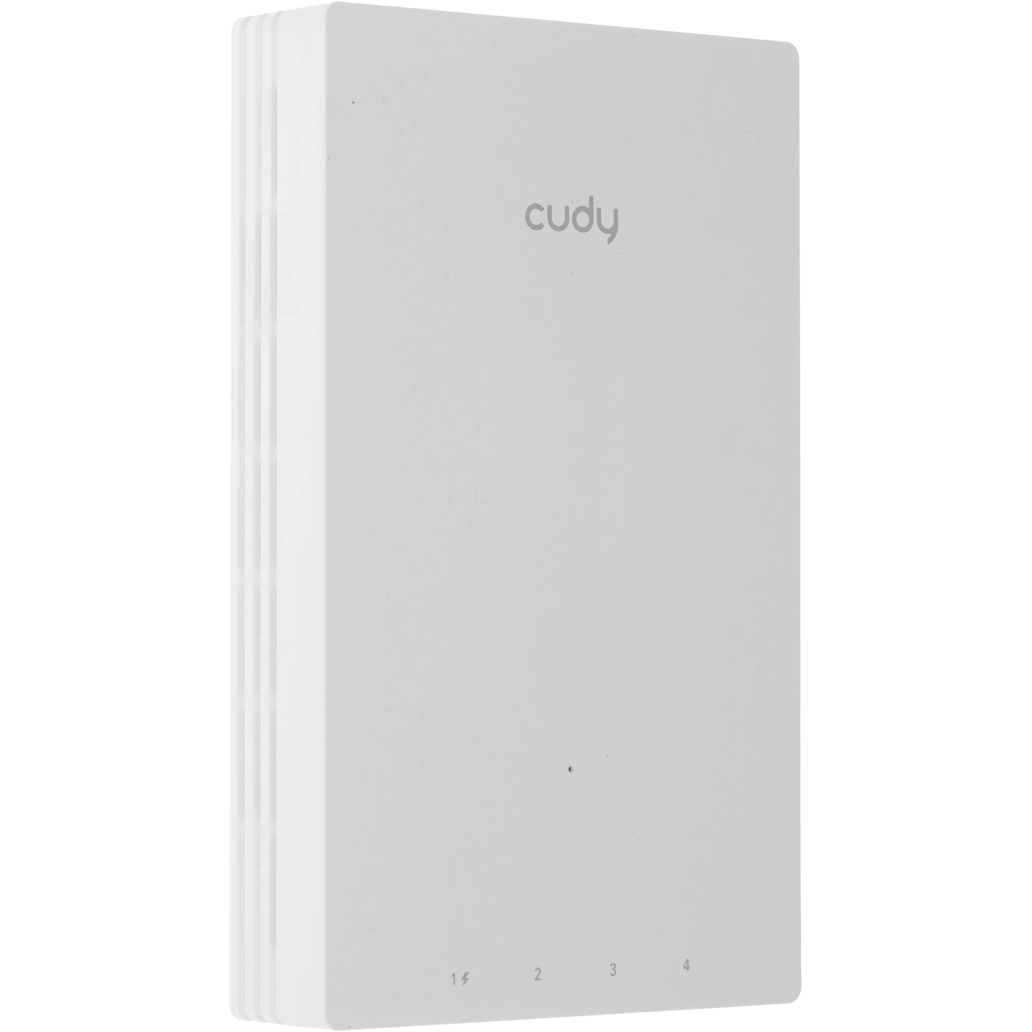 Точка доступа CUDY AP3000 Wall, Wi-Fi 6 AX3000, 2,4+5 ГГц, 1×PoE-in, 4×1GbE
