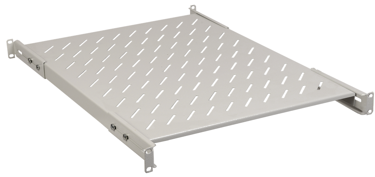 Полка ITK FS35-400PI-R, 19" 1U, 400мм, 100кг