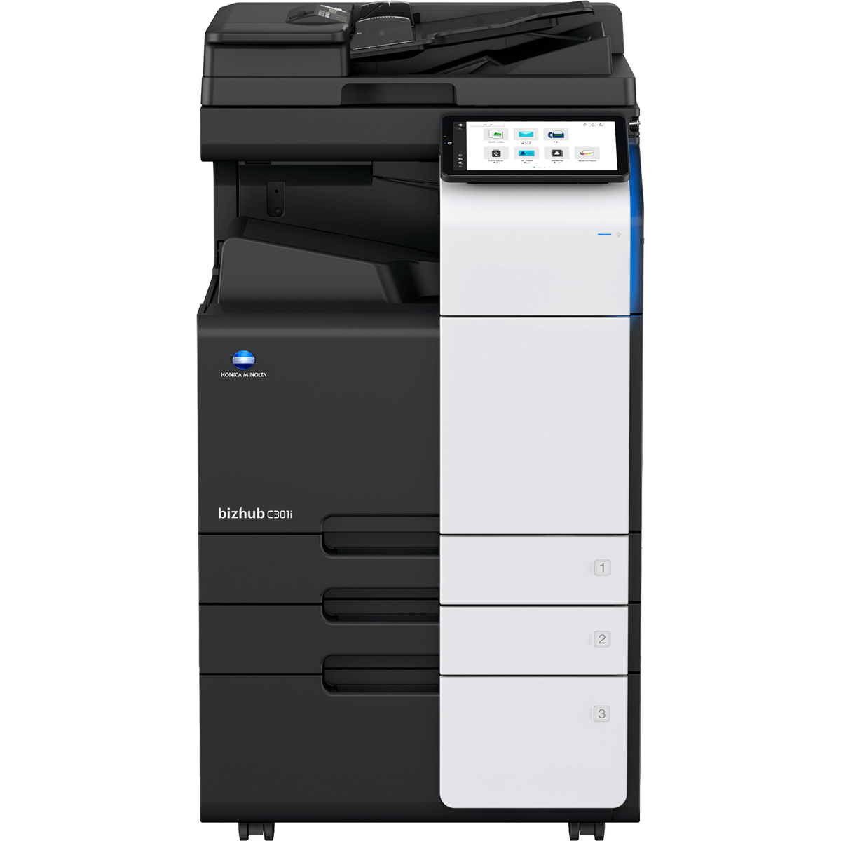 МФУ Konica Minolta bizhub C301i, A3, 30 стр/мин, цветная лазерная