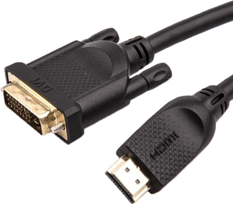 Кабель-переходник Vcom CG484GD-1.8M, HDMI (m) — DVI-D (m), 1,8 м, 1080p@60 Гц