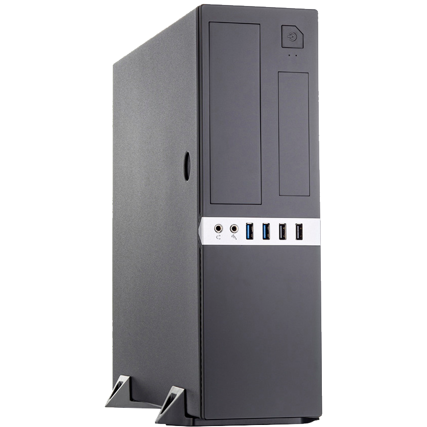 Корпус FoxLine FL-203-TFX300S, SFF mATX, 300W TFX PSU, 2×USB3.0+2×USB2.0