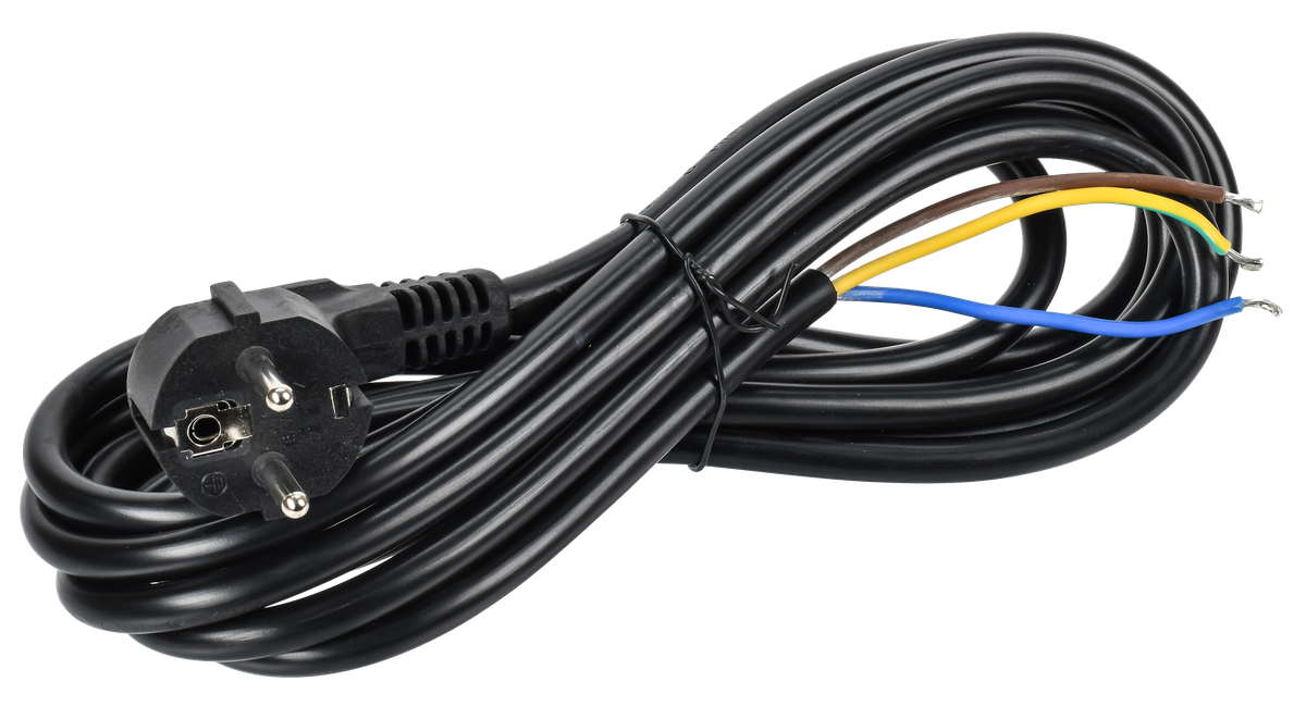 Кабель питания ITK PC-D-3M PDU, 3×1.5 мм², Schuko, 3 м, 16 А