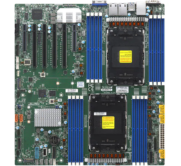 Материнская плата Supermicro MBD-X13DEI-T-B, LGA 4677, Intel C741, 16×DDR5, E-ATX