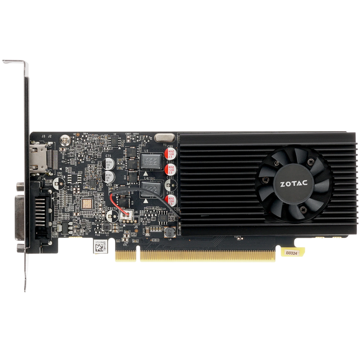 Видеокарта ZOTAC ZT-P10300A-10L, GT 1030, 2GB GDDR5, LP