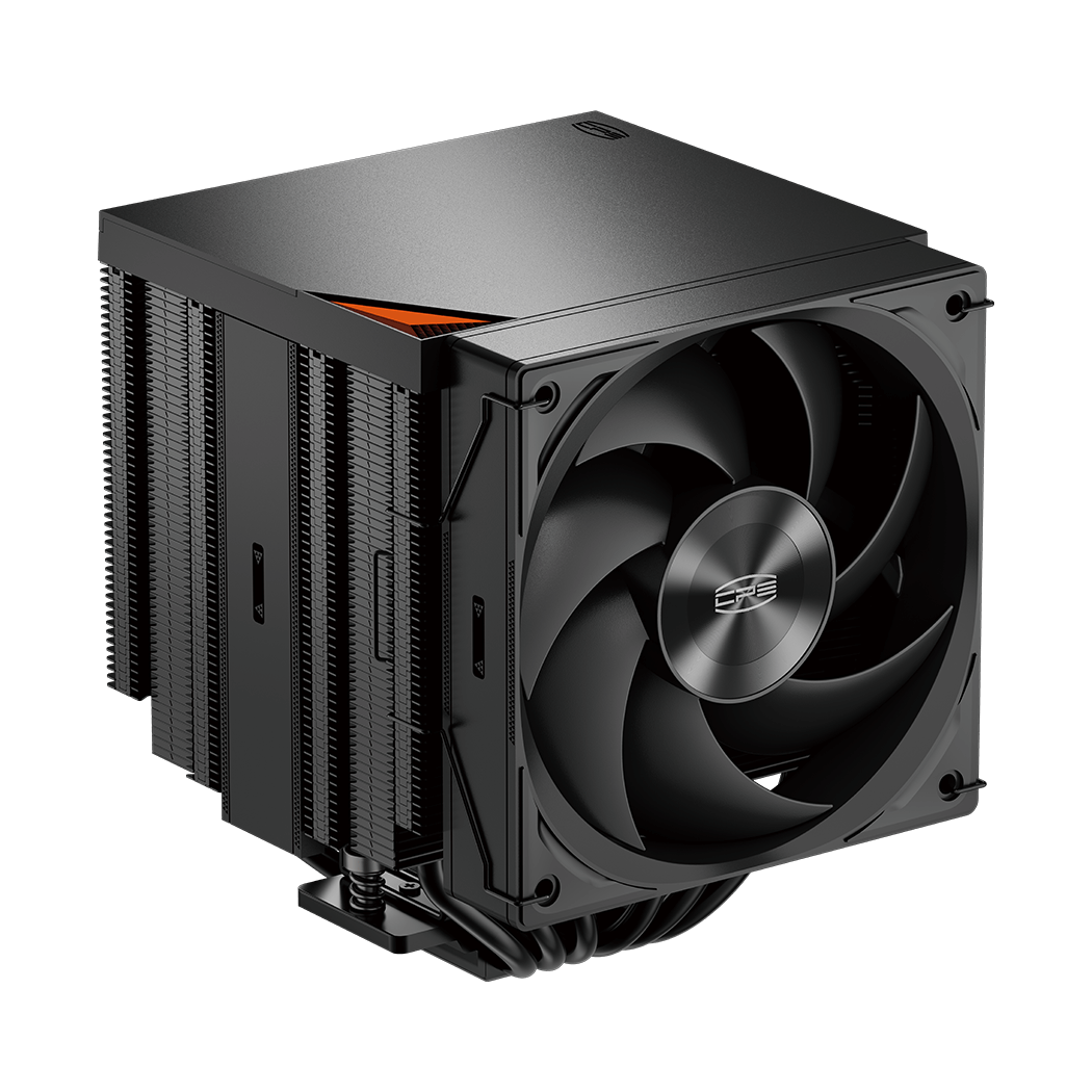 Кулер PcCooler RZ620Pro TC BK, башенный, 265 Вт, 2×120 мм, 6 тепловых трубок