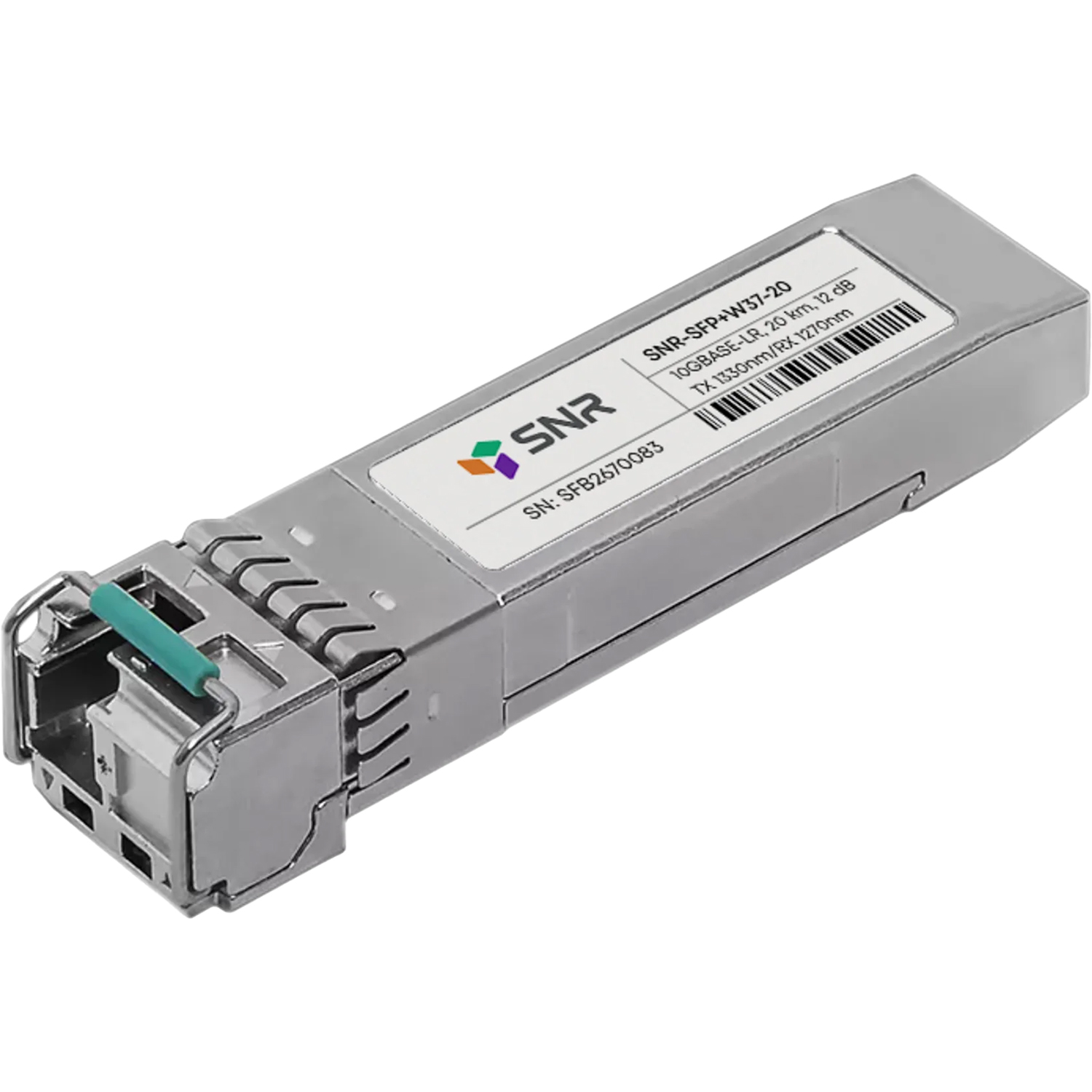 Трансивер SFP+ SNR SNR-SFP+W37-20, WDM, 1330нм, 20км