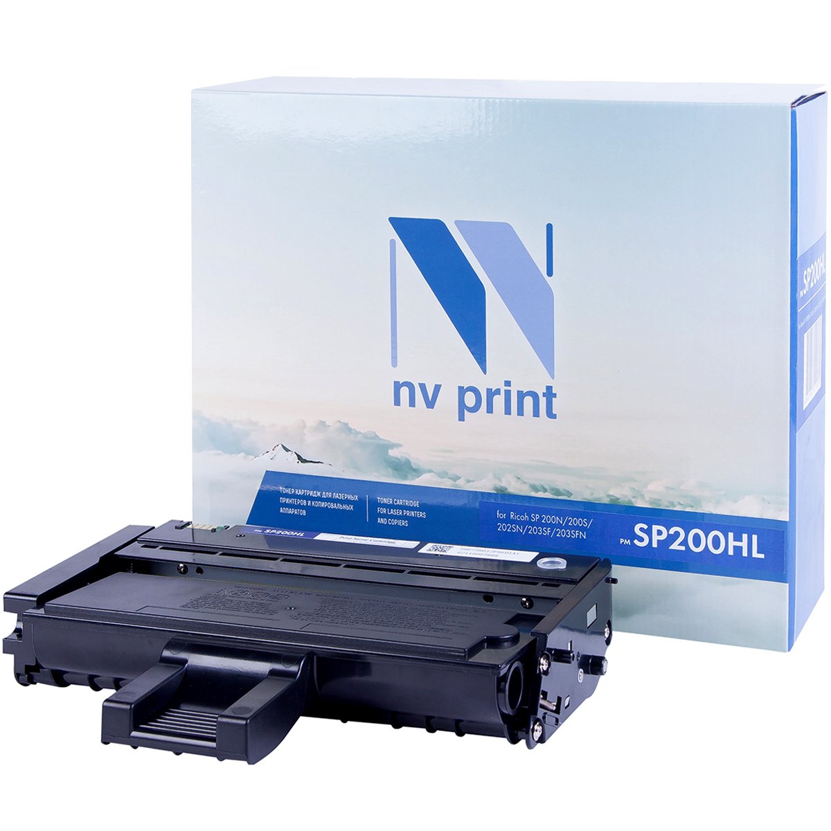 Тонер-картридж NV Print NV-SP200HL для Ricoh Aficio SP, чёрный, 1500 стр.