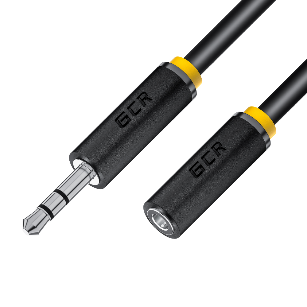 Удлинитель аудио GCR GCR-53994, jack 3.5mm, 10м