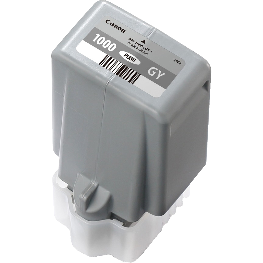 Картридж Canon PFI-1000 GY (0552C001), серый, 80 мл, пигментные чернила