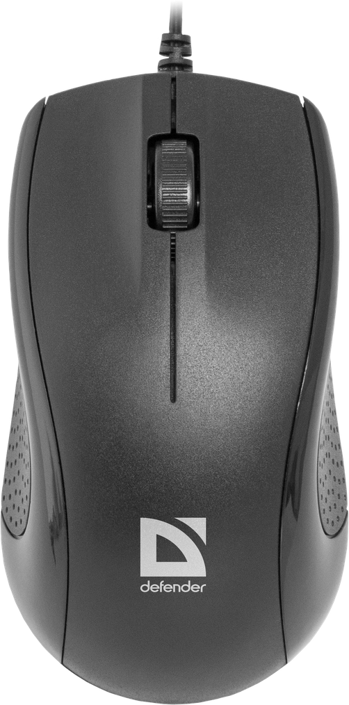 Мышь Defender 52160, проводная, оптическая, 1000 dpi, USB