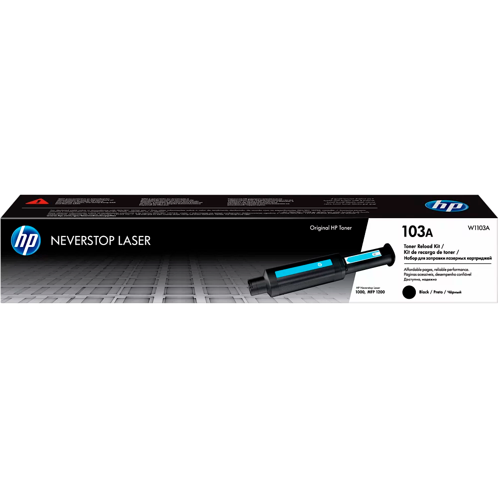 Заправочное устройство HP W1103A (103A), черное, 2500 страниц, для Neverstop