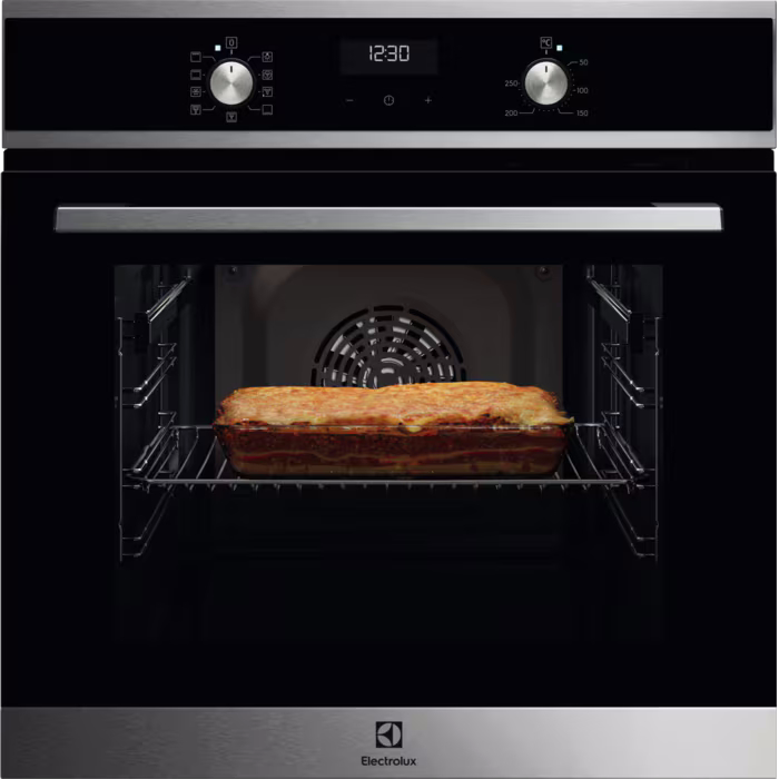 Духовой шкаф Electrolux EOF5F50BX, встраиваемый, 65 л, конвекция, нержавеющая сталь