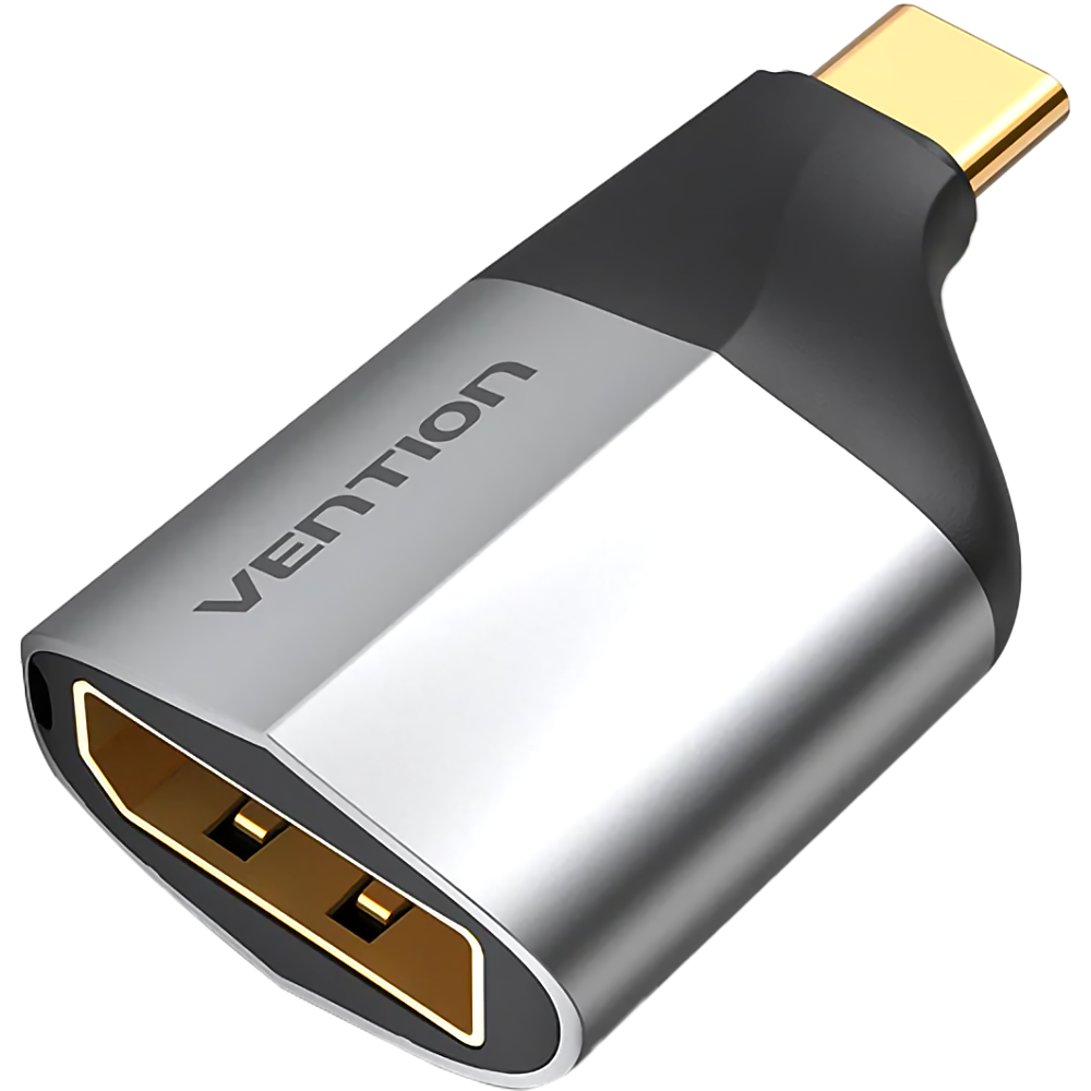 Адаптер-переходник Vention TCCH0, USB Type-C (m) — DisplayPort (f), 4K 60 Гц