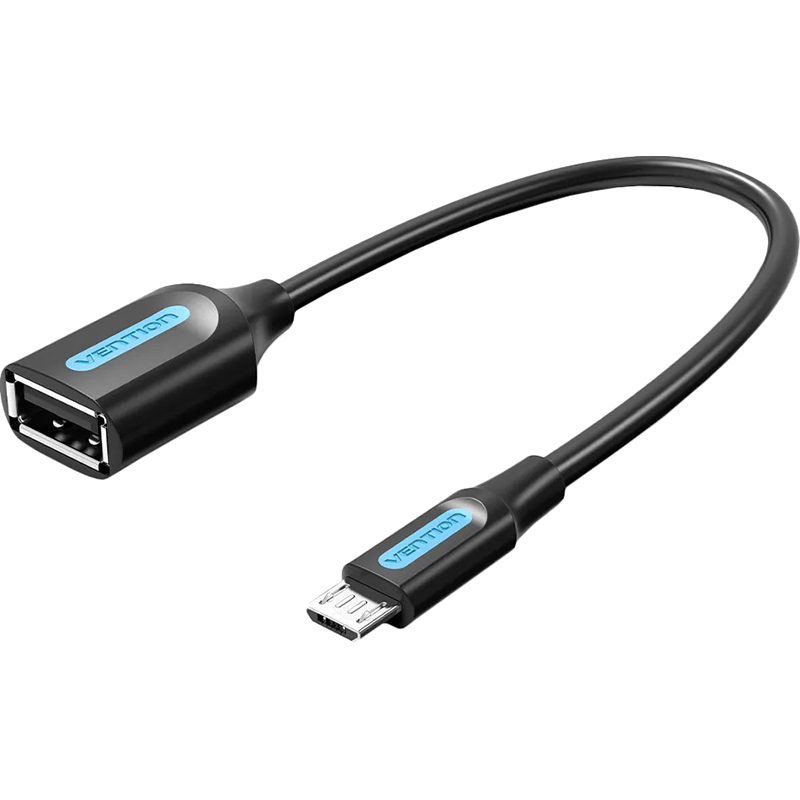Адаптер Vention CCUBB USB 2.0 AF — Micro-B OTG, 0,15 м