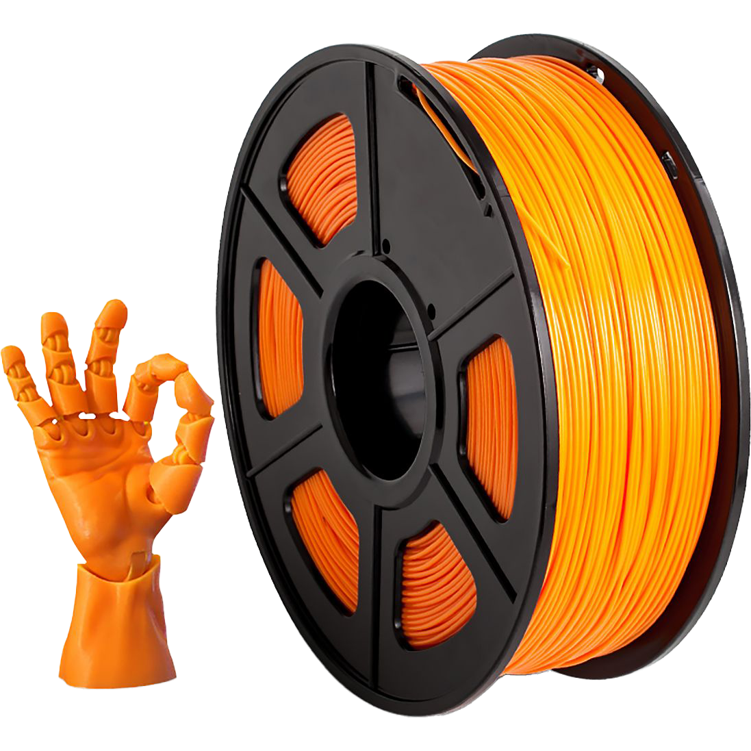 Филамент NV Print ABS Orange, 1,75 мм, 1 кг, 330 м, оранжевый