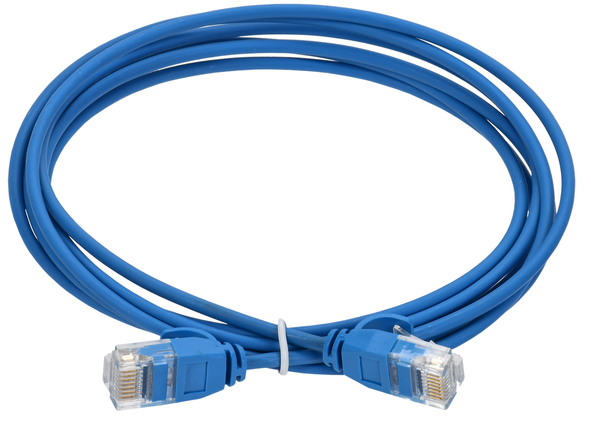 Патч-корд ITK PC03-C5EUL-2M, Cat.5e U/UTP, LSZH, 2 м, синий