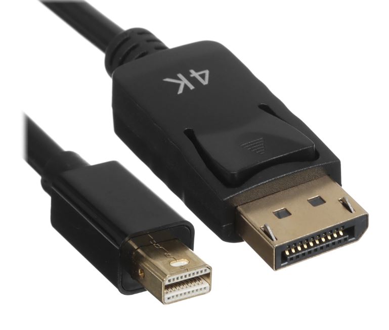 Кабель GoPower 00-00032063, miniDisplayPort (m) — DisplayPort (m), 1 м, ver.1.4
