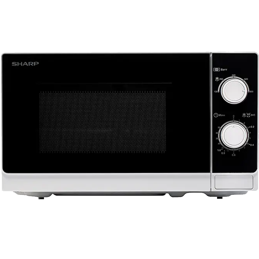 Микроволновая печь Sharp R-2000RW, 20л, 800Вт, белый