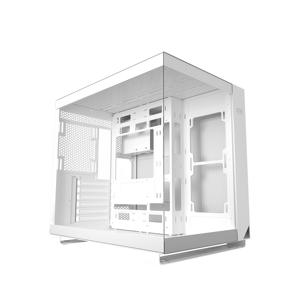 Корпус PcCooler C3 T500 WH, Midi-Tower, ATX/mATX/Mini-ITX, TG, белый, без БП