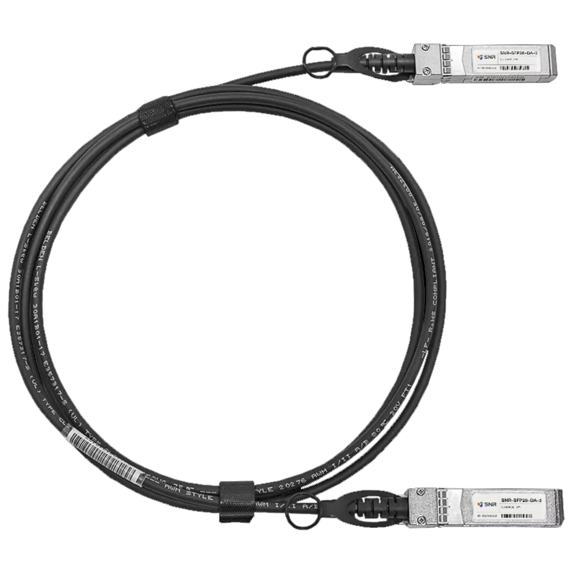 Кабельная сборка SNR-SFP28-DA-3, DAC SFP28 25G, 3 м, пассивная